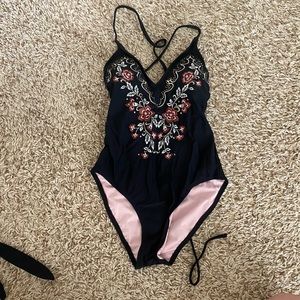 One piece bathing suit